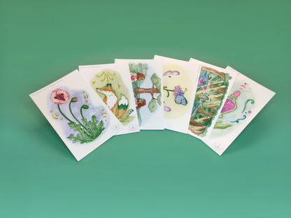 Spring 2023 Watercolor Prints - Postcards (Pack of 6)