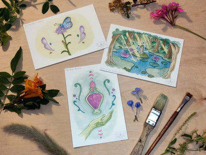 Spring 2023 Watercolor Prints - Postcards (Pack of 6)