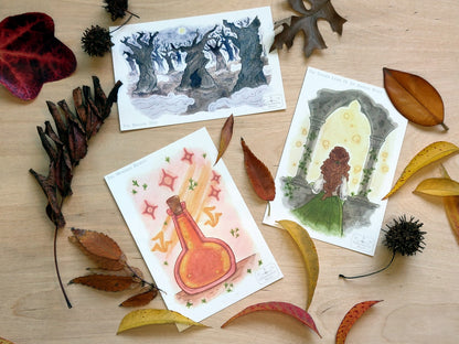 Fall 2023 Watercolor Prints - Postcards (Pack of 6)