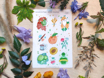 Summer Adventure - Sticker Sheet