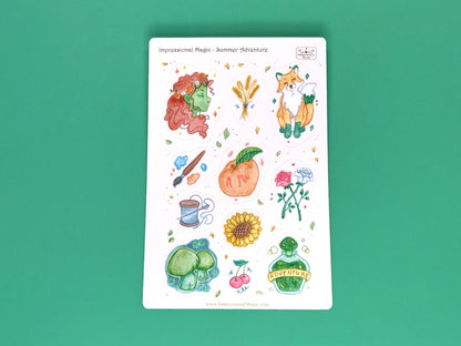 Summer Adventure - Sticker Sheet