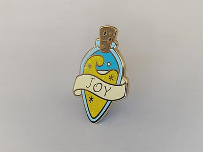 Joy Remedy - Glitter Enamel Pin