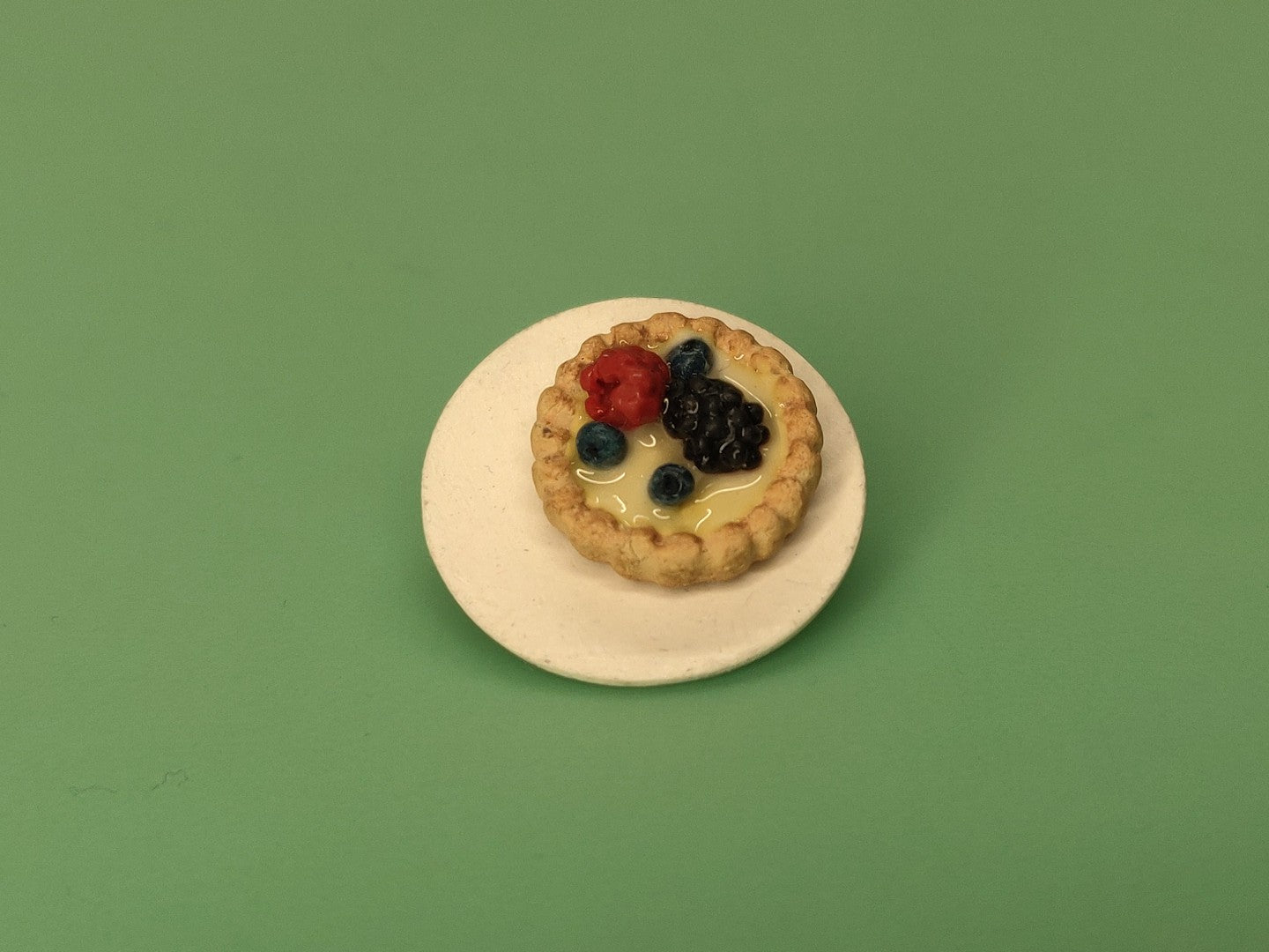 Berry Tart - Handcrafted Miniature (Only 5 Available)