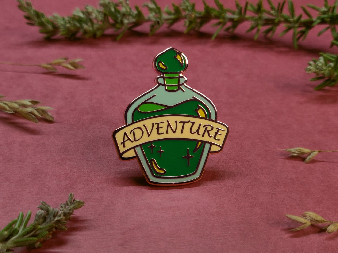 Adventure Remedy - Glow‑in-the‑Dark Enamel Pin