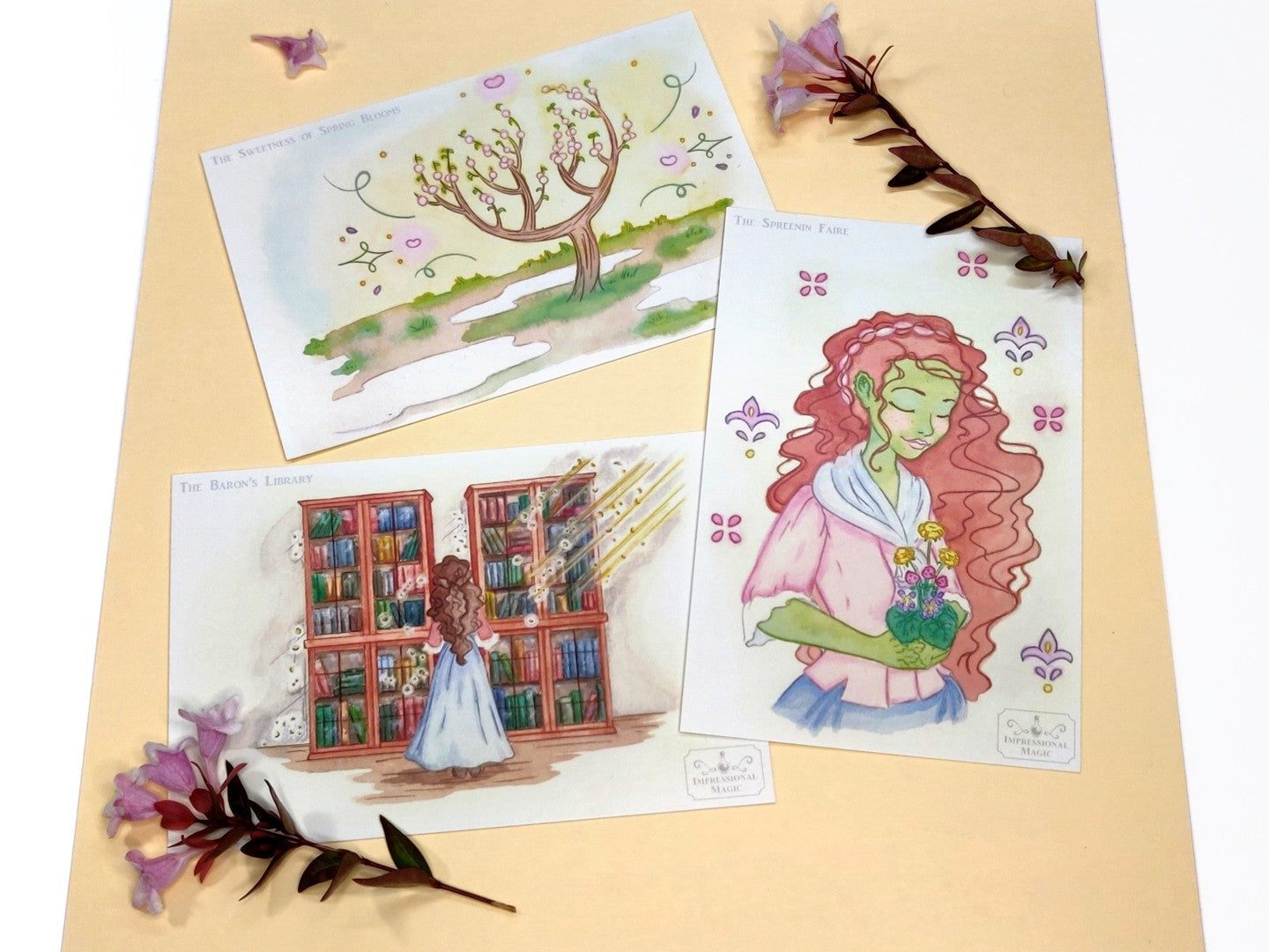 Spring 2022 Watercolor Prints - Postcards (Pack of 6)