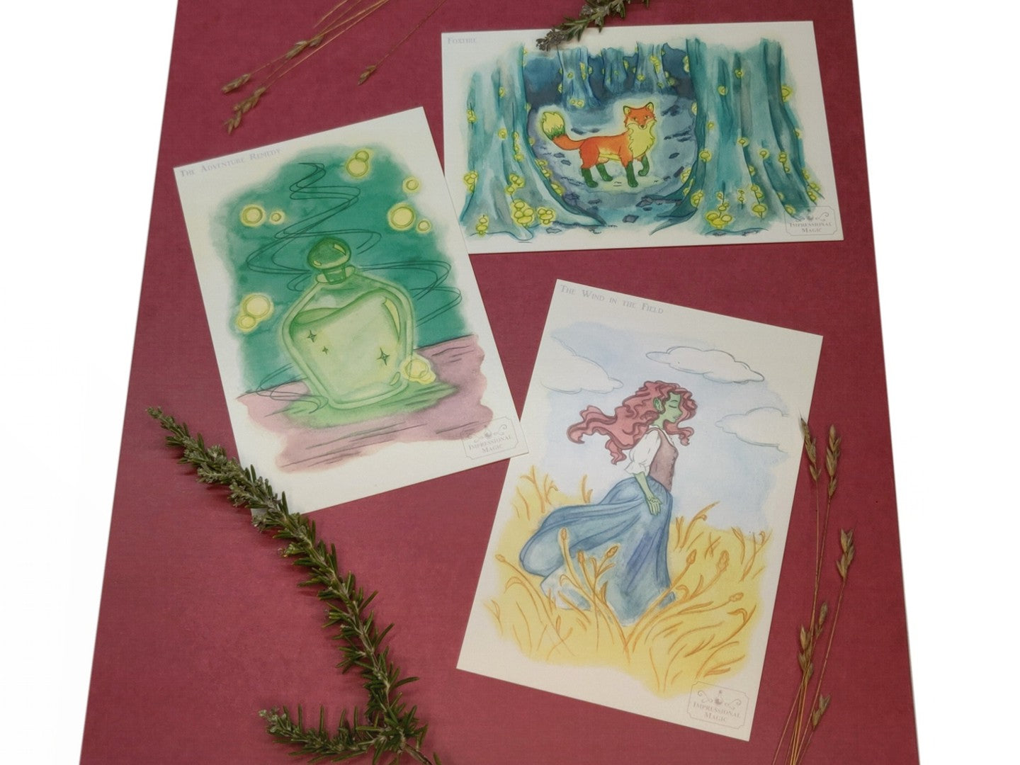 Summer 2022 Watercolor Prints - Postcards (Pack of 6)