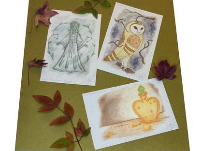 Fall 2022 Watercolor Prints - Postcards (Pack of 6)