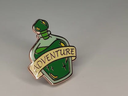 Adventure Remedy - Glow‑in-the‑Dark Enamel Pin